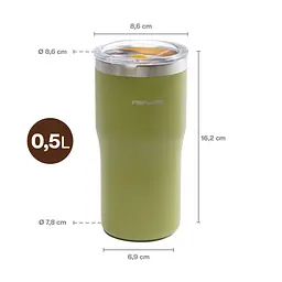 Термокухоль Fiskars On-the-go 0.5 л кропива (1078763) - мініатюра 3