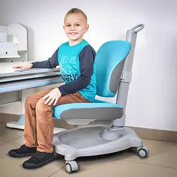 Дитяче крісло ErgoKids GT Y-402 ortopedic blue - мініатюра 4