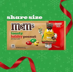 Драже M&M's Toasty Holiday Peanut 92г - мініатюра 3