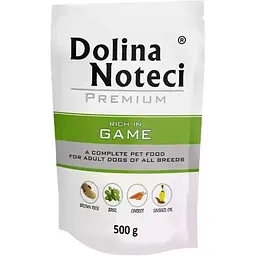 Вологий корм для собак Dolina Noteci Premium з дичиною 500 г - мініатюра 2