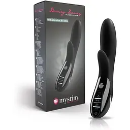 Вібратор-кролик з електростимуляцією Mystim Daring Danny eStim Black - мініатюра 11
