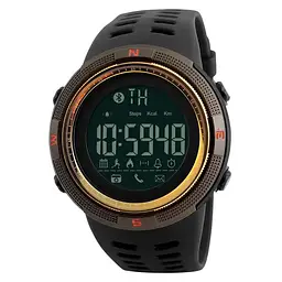 Наручний годинник чоловічий Skmei 1250 Gold Brown, 1250GD (12335)
