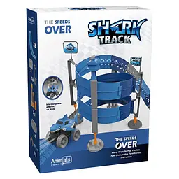 Інтерактивний трек з інерційною машинкою SHT 5510-9 Deluxe Edition Shark Trak (138pcs/1CAR) Blue Epik - мініатюра 3
