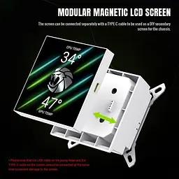 СВО GameMax Glacier 360 LCD White (GLACIER 360 LCD WH) - мініатюра 11