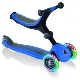 Самокат Globber Go up foldable plus, колеса з підсвічуванням, синій (643-100) - мініатюра 10