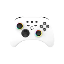 Геймпад GamePro GPX13W 2.4G/BT 5.1/USB/PC/iOS/Android RGB White (GPX13W)