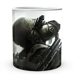 Кухоль GeekLand Metro 2033 Метро 2033 weapon MT 02.09 330 мл білий - мініатюра 3