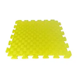 Мат-пазл (ластівчин хвіст) Sanstore EVA 50 x 50 x 1 см жовтий 2172758278 - мініатюра 1