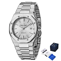 Чоловічий наручний годинник PD-1673 Silver-Silver Pagani Design acs0031138