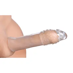 Насадка на пеніс Size Matters Clear Choice Penis Extension Sleeve, 17.7 см (прозорий) - мініатюра 3