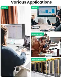 Високошвидкісний інтернет-кабель UGREEN Cat 8 Lan круглий мережевий шнур патч-корд з обплетенням RJ45 1.5 м (NW153) - мініатюра 4