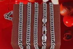 Ланцюг Xuping Jewelry кобра 60 см 7 мм сріблястий