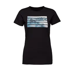 Футболка жіноча Black Diamond Aerial View Tee S Чорний - мініатюра 3