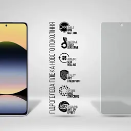 Плівка захисна Armorstandart Anti-spy Xiaomi Redmi Note 14 5G (ARM79668) - мініатюра 2