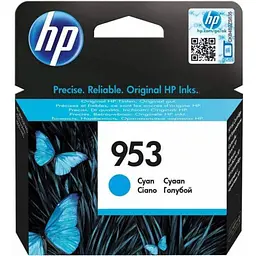 Картридж HP DJ No.953 Officejet Pro 8210/8710/8720/8725/8730 Cyan 700с (F6U12AE)
