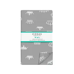 Підковдра євро Cosas Grey Crown 200х220 см (Crown_Grey_2) - мініатюра 2
