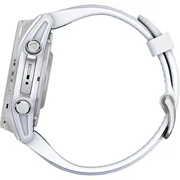 Смарт-годинник Garmin Fenix 8 AMOLED 43mm Silver with Whitestone Silicone Band (010-02903-00) [115071] - мініатюра 4