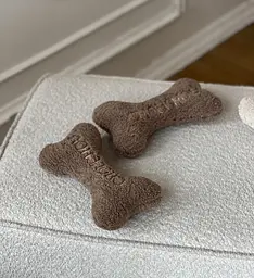 Іграшка м'яка для собак Кісточка "Teddy Collection" молочний - мініатюра 8