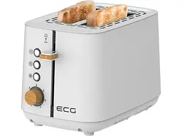 Тостер ECG ST 2768 Timber White - мініатюра 3