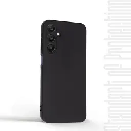 Чохол ArmorStandart Matte Slim Fit для Samsung A25 5G (A256) Camera cover Black - мініатюра 2