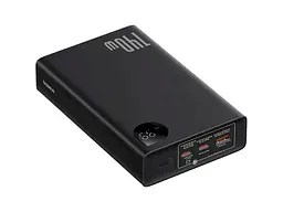 Внешний аккумулятор (павербанк) BASEUS Adaman Metal Digital Display 24000mAh 140W Black (P10021508113-00;P10021507112-02) - миниатюра 3