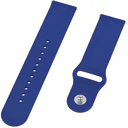Силіконовий ремінець BeCover для Huawei Watch GT / GT 2 46 mm / GT 2 Pro / GT Active / Honor Watch Magic / Magic 2 / GS Pro / Dream Dark-Blue (706334) - мініатюра 2