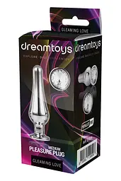 Анальна пробка Gleaming Love Pleasure Plug M 11 см (срібляста) - мініатюра 5