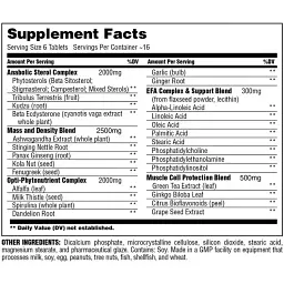 Комплекс природних стеролів Universal Nutrition Natural Sterol Complex 100 таблеток (90+10 free) - мініатюра 2