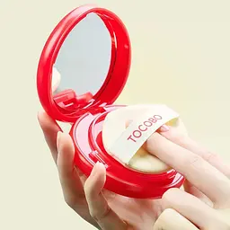 Сяючий тональний кушон Tocobo Apple Dewy Fit Cushion 21W Vanilla 15 г (TOC052) - мініатюра 3