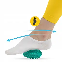 М'яч масажний огірок 4FIZJO Spike Bean 11.5 x 5 см Green (P-5905973403320) - мініатюра 3