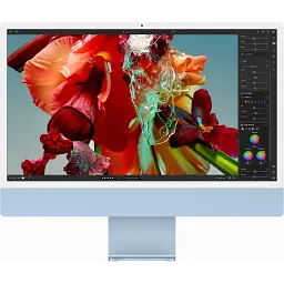 Моноблок Apple iMac 24` M3 10GPU 256GB Blue (MQRQ3) 2023 [99096] - мініатюра 2