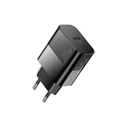 Зарядний пристрій Essager USB-C PD30W + cable USB-C to USB-C 60W black (E30JSB1-SYTT1-T) - мініатюра 2