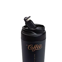 Термочашка Coffee 480 мл з керамічною колбою, чорний Yiwu HP-14-14B - мініатюра 11