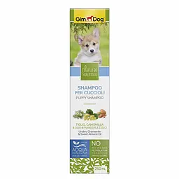 Шампунь для цуценят GimDog Natural Solution липа ромашка та солодке масло мигдалю липа ромашка та солодке ми