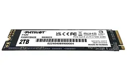 Твердотільний накопичувач SSD 2Tb, P320, PCI-E 3.0 x4, M.2 2280, 3D TLC, 3000/2200 МБ/с Patriot teh0019793 - мініатюра 3