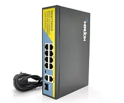 POE комутатор Merlion 8 POE 10/100 + UpLink 2 RJ45 10/100/1000