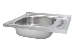 Мийка кухонна Brinex 6050-L 0.6 мм, накладна BRIN6050LSAT06 - мініатюра 3