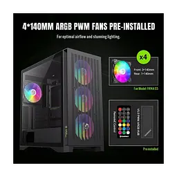Корпус для ПК Gamemax LEADER 2 BK - мініатюра 8