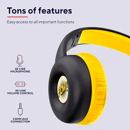 Навушники Trust Nouna Headphones mini-jack Mic чорні - мініатюра 2