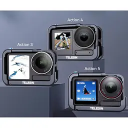 Рамка Telesin S6-FMS-13-TDJ для екшн-камери DJI Action 5/4/3 [124453] - мініатюра 4