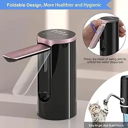 Автоматична помпа для води LY-1081 з USB-зарядкою • Електричний диспенсер Water Dispenser для бутля, дому, офісу та дачі - мініатюра 3