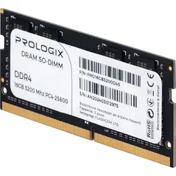 Модуль пам'яті ProLogix DDR4 16GB SO-DIMM 3200MHz (PRO16GB3200D4S) - мініатюра 3