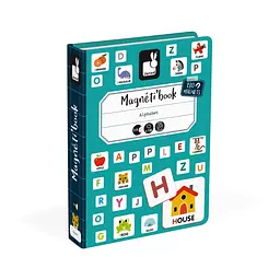 Магнітна книга Англійський алфавіт 116ел Janod det0017713 - мініатюра 3