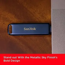 USB флеш накопичувач SanDisk 128GB Phone Drive for iPhone Metallic Sky Lightning/Type-C U (SDIXD0N-128G-GN6NE) - мініатюра 9