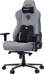 Ігрове крісло Anda Seat Novis Plus Fabric Grey Size XL (AD23YC-XL-01-G-F-G04) - мініатюра 3