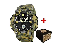 Чоловічий наручний годинник 003 Поліція Camo Green Awarder acs0032018 - мініатюра 2