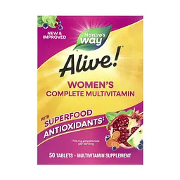 Мультивітаміни для жінок Alive!® Women's Complete Multivitamin - 50 tabs