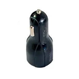 Автомобільний зарядний адаптер SY681, 2 порти USB, швидка зарядка QC3.0, струм 3.1А, з підсвіткою, чорний - мініатюра 4
