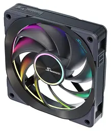 Комплект вентиляторів Seasonic MagFlow ARGB 120 3 in 1 (MAGFLOW-ARGB-3) Black - мініатюра 2