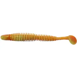 Силікон Reins Bubbling Shad 4" 308 Marble Chart Orange (6 шт/уп)